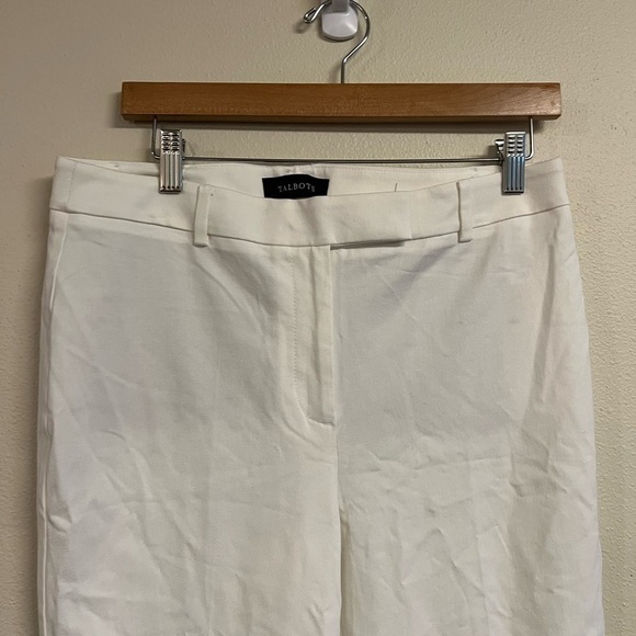 NWT Talbots White High-Waist Straight Dress Pants 6 - Picture 11 of 11